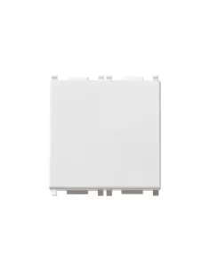 Vimar 14008.2 Plana Bouton-poussoir 1P n° 10A 2 modules Blanc